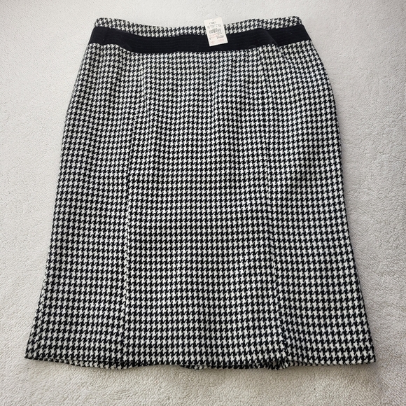 Cato Dresses & Skirts - Cato Hounds Tooth Black White Straight Skirt Women's Size 16